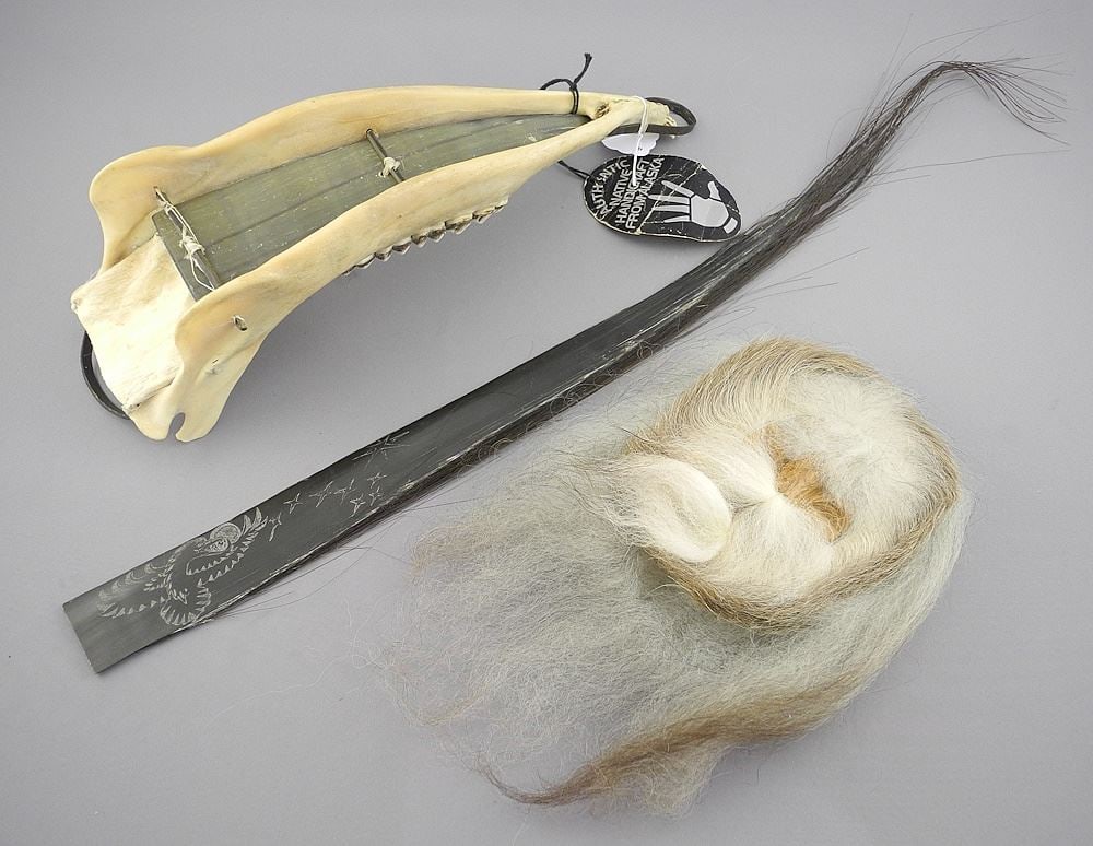 Collection of Alaskan First Nations Items, 5" - 20", NO EXPORT. (1 of 6)