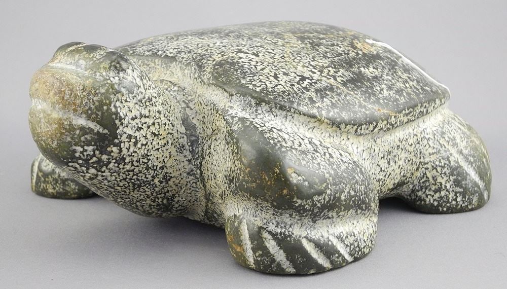 Old Chinese Hongshan Culture-Style Jade Turtle (Gua Jian). (1 of 3)