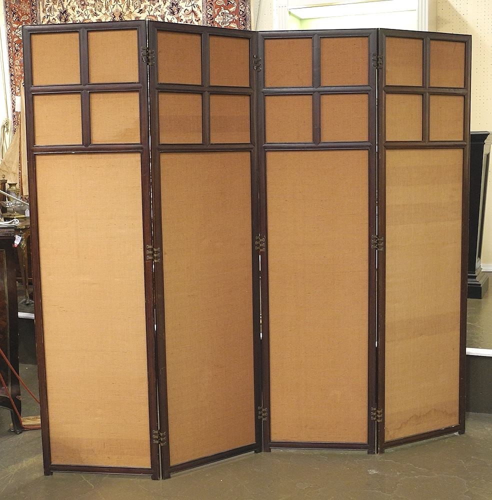 68" Korean 4 Panel Screen/Divider. (1 of 3)