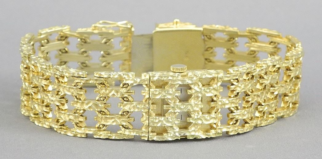 Ladies 14K Seiko Wrist Watch Bracelet, 58g. Marked 14ct//585. (1 of 7)