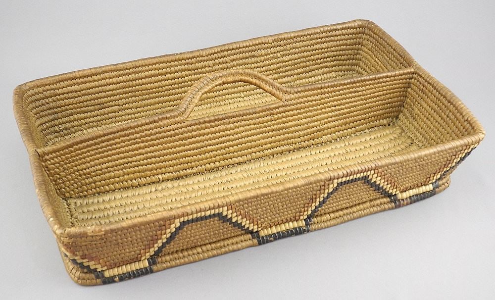 Salish Imbricated Cutlery Tray, 2 3/4" x 13 1/8".: Salish Imbricated Cutlery Tray, 2 3/4" x 13 1/8".