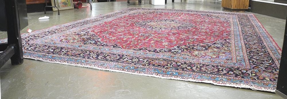 Kashmar Carpet Approximately 9'10" x 12'9". (1 of 8)