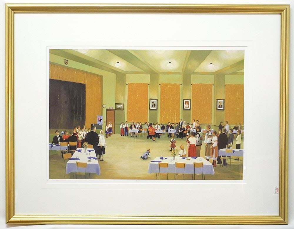 Limited Edition Print signed (Peter) Shostak, 15 1/4" x 22 1/4", "Baba, Watch Me Dance". (1 of 4)