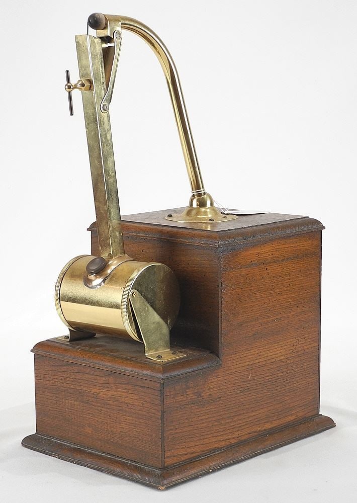 Reproduction Counter Top Jump Spark Cigar Lighter, 15 3/4" x 7 1/2" x 9 3/4". (1 of 2)