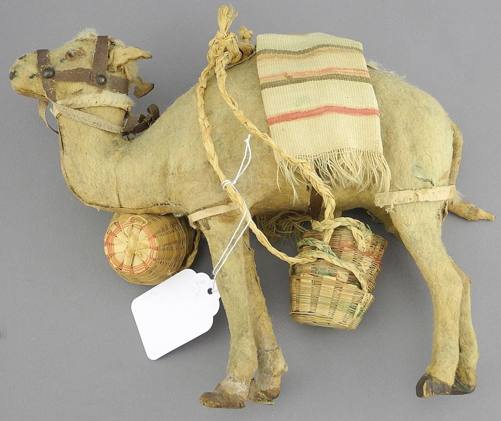 Antique Wind-Up Musical Camel, 6 3/4"h.: Antique Wind-Up Musical Camel, 6 3/4"h.