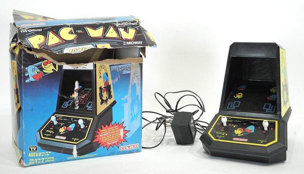 "The Official Pac-Man" by Midway Game with Original Box (works as stand / as found). (1 of 3)