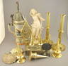 Collection of Antique & Replica Imperial German Militaria: Stein/ Candlesticks/Pickle...