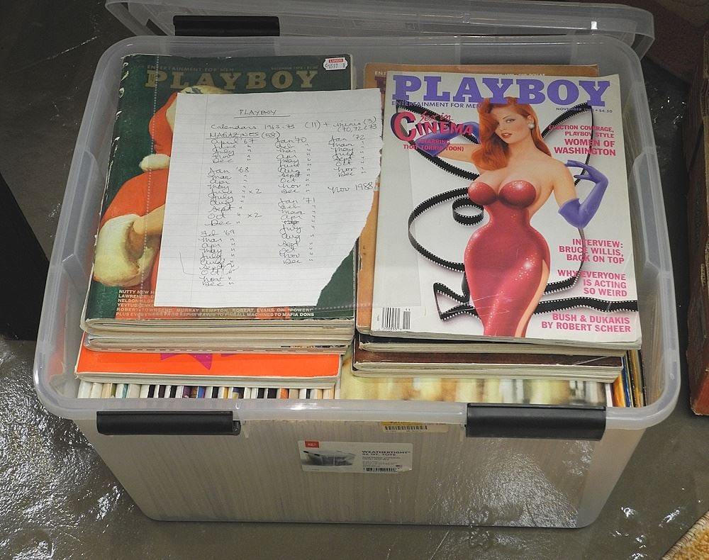 Collection of Playboy Magazines.: Collection of Playboy Magazines.