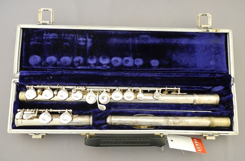 W.T. Armstrong Flute with Hard Case, 16 1/4"W. (1 of 2)