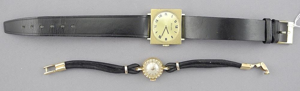 Two Ladies Wrist Watches: Nivada & Eterna. (1 of 3)