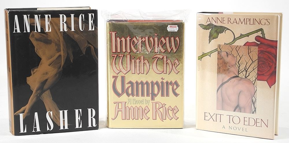 Collection 1st Edition Books: Anne Rice & Anne Rampling: Lasher/Exit to Eden/Interview with a... (1 of 7)