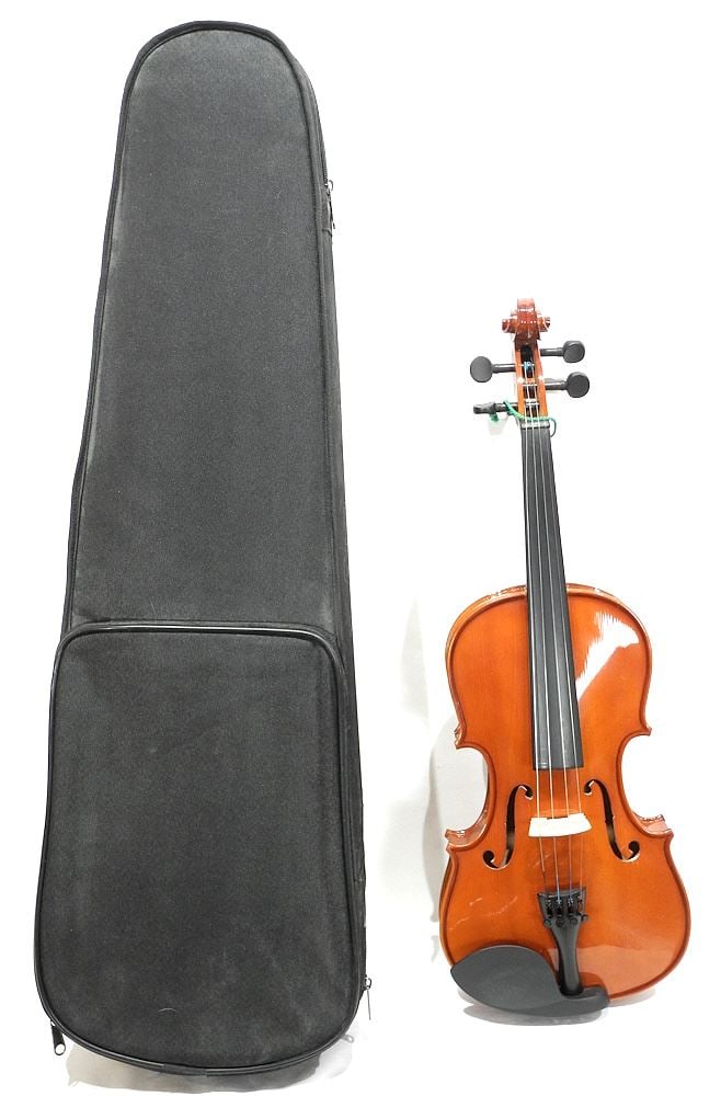 Student Violin (unmarked) with Nylon Case. (1 of 3)