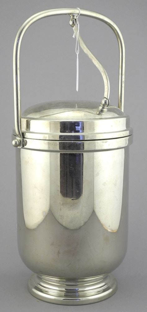 Macobo Milan Silver Plated Ice Bucket, 13 3/8"h. (1 of 2)