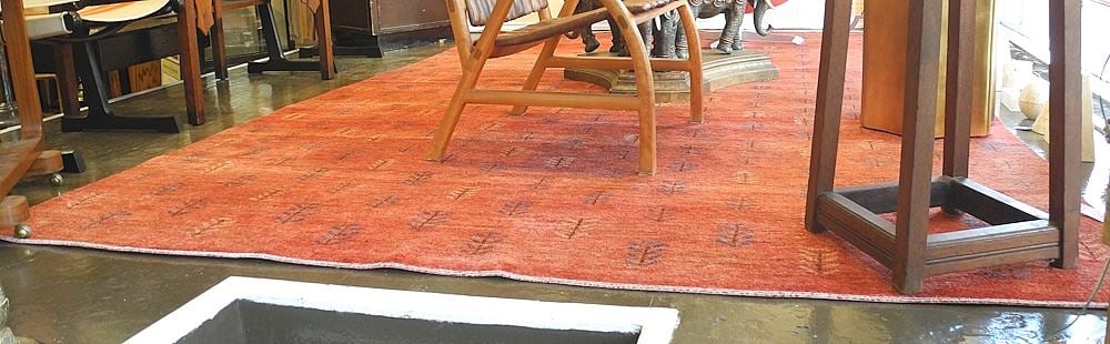 Gabbeh Wool Carpet, Approximately 9' x 12'. (1 of 5)