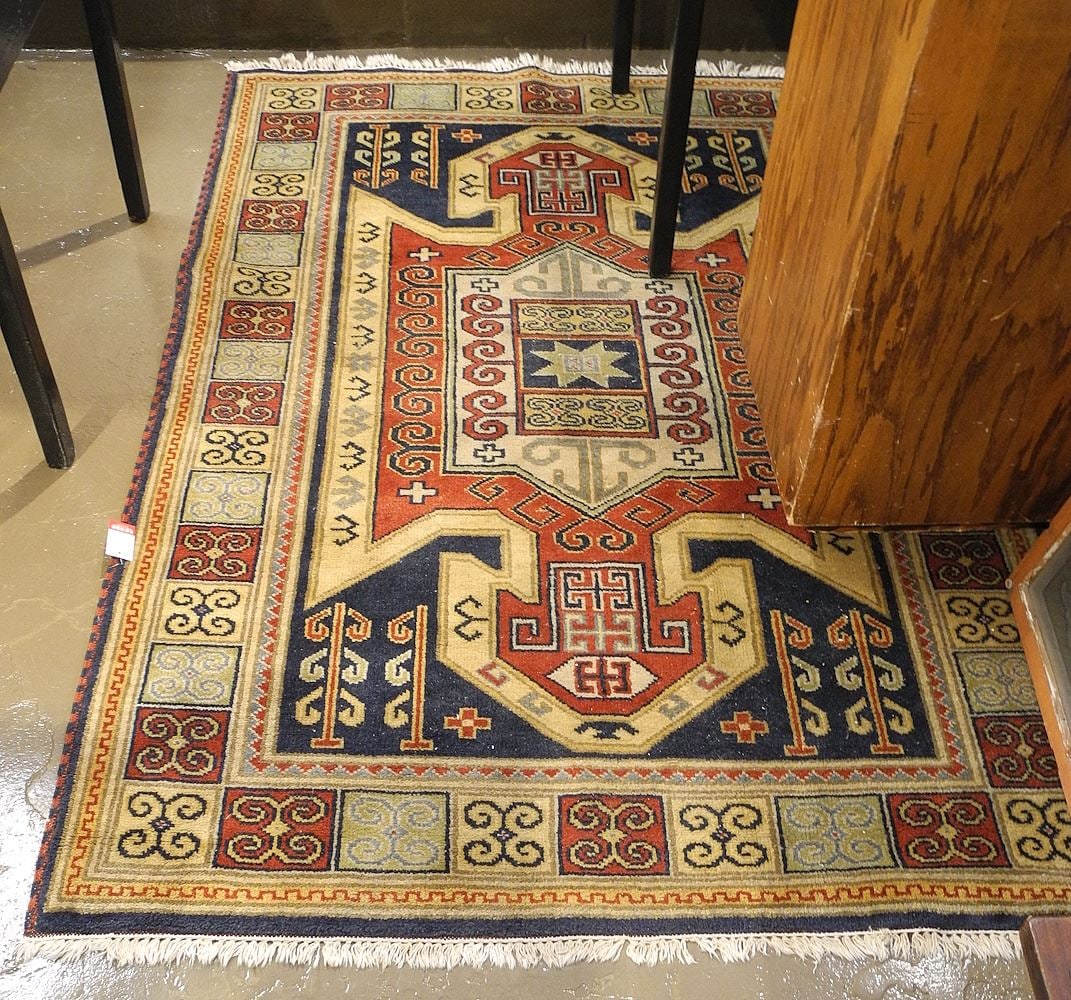 Caucasian Kazak Carpet, 20th C., 6'10" x 4'9". (1 of 3)