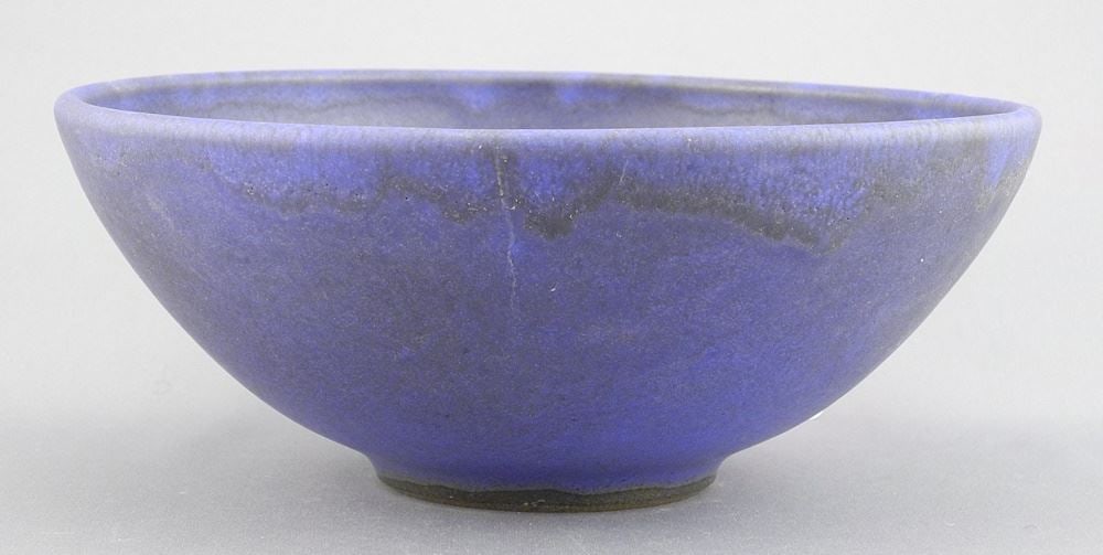 Pottery Bowl Monogrammed JG/Grove/ 1991, 7 7/8" Diameter.: Pottery Bowl Monogrammed JG/Grove/ 1991, 7 7/8" Diameter.