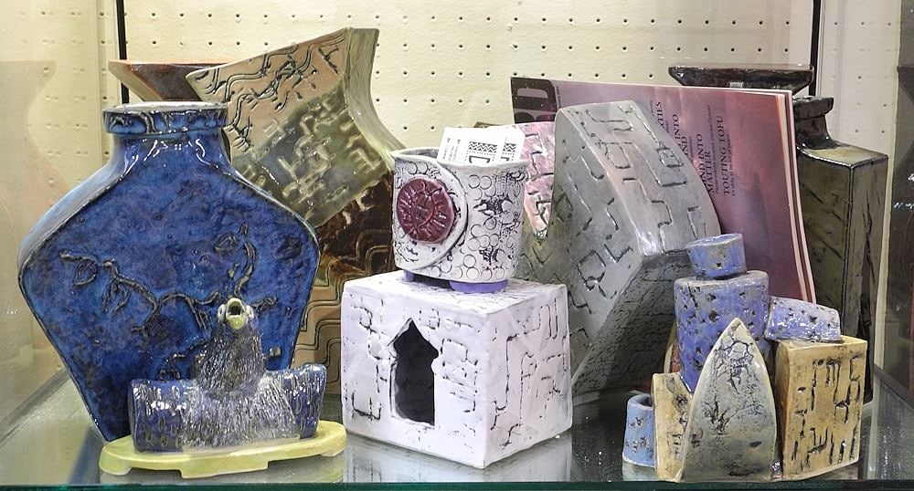 Eleven Ceramic Vessels & Sculptures Monogrammed & Attributed to Denise Duncan, 5 1/2 - 9 1/4". (1 of 1)