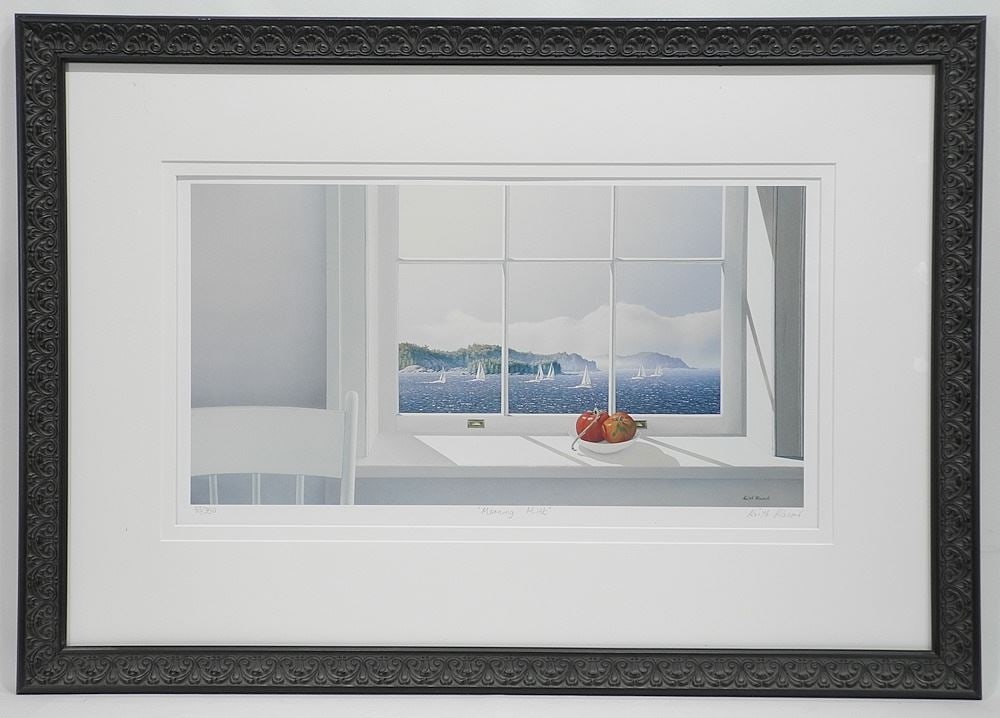 Limited Edition Print by Keith Hiscock, 13 5/8" x 17 3/4", "Still Life with Flowers". (1 of 4)