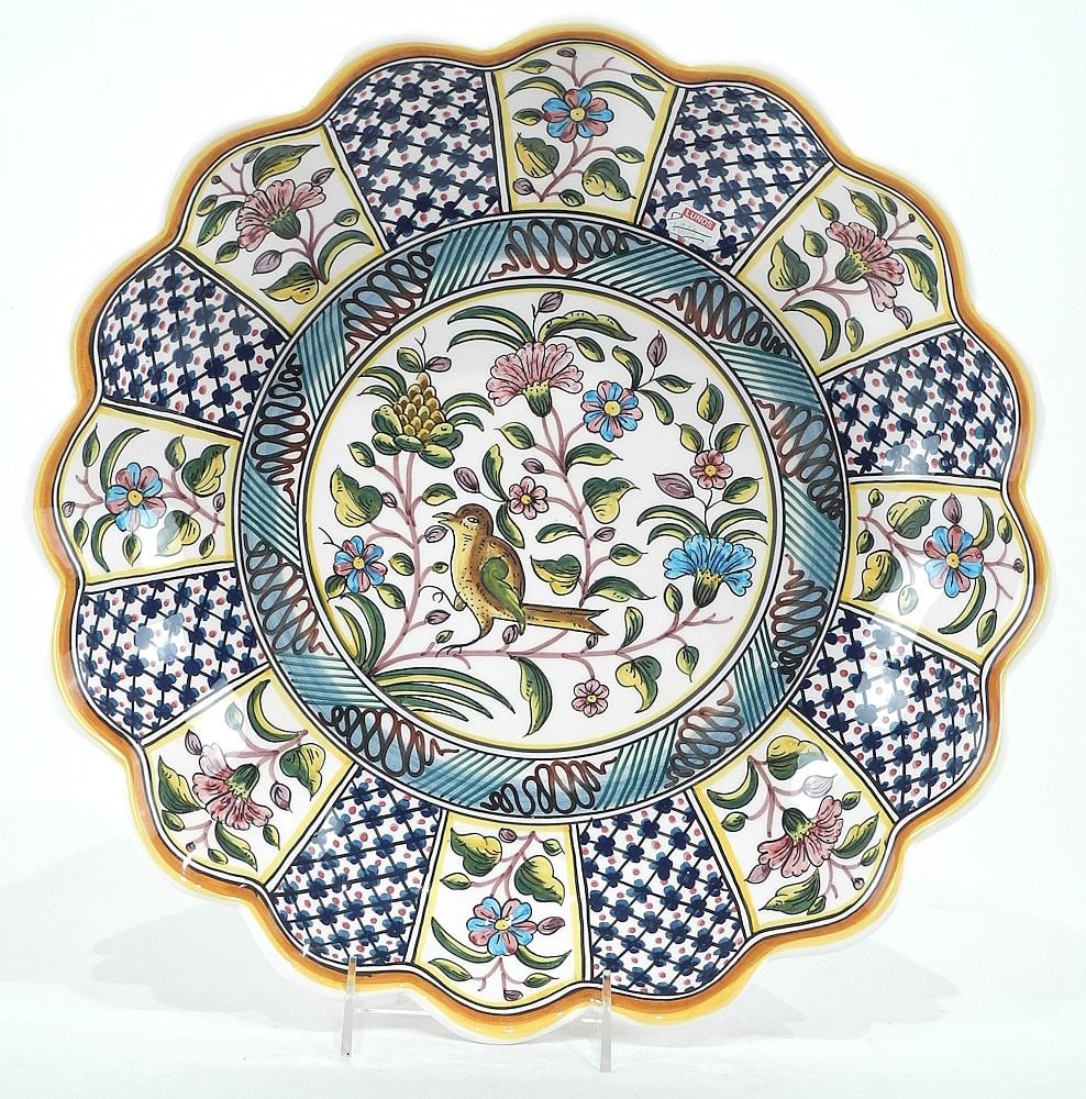 Nazari Lobed Bowl, Made in Portugal for Gumps.: Nazari Lobed Bowl, Made in Portugal for Gumps.