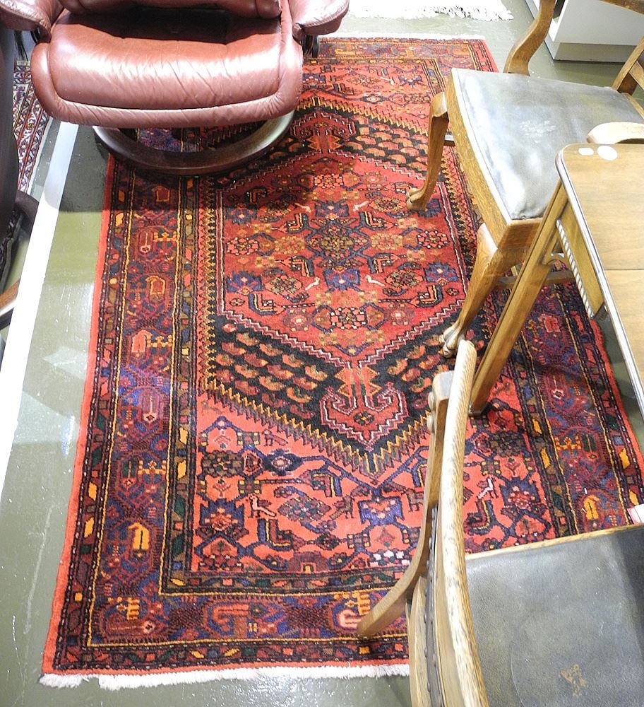 Handknotted Persian Wool Carpet Approximately 7' x 4'5". (1 of 2)