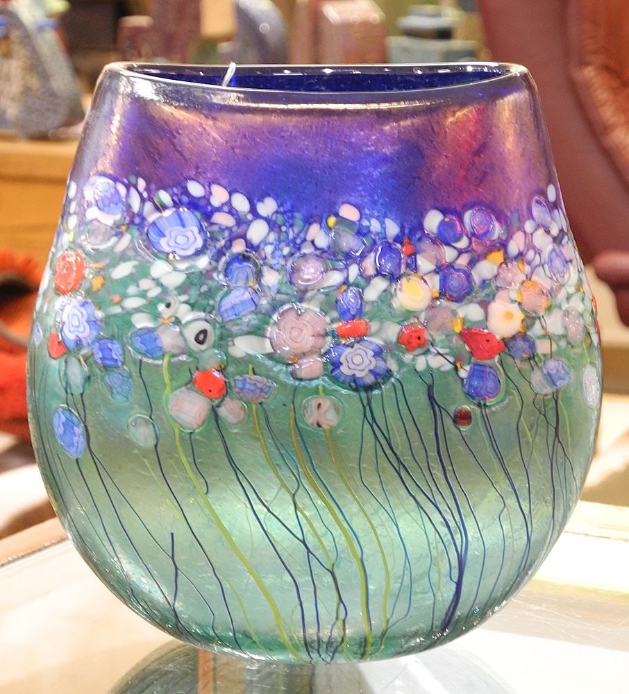 Robert Held Art Glass Vase, 7 3/8"h. (1 of 3)
