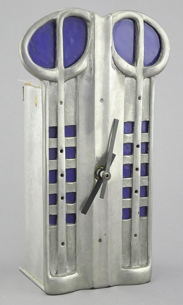 Charles Mackintosh Design Quartz Table Clock, 7 3/4"h. (1 of 3)