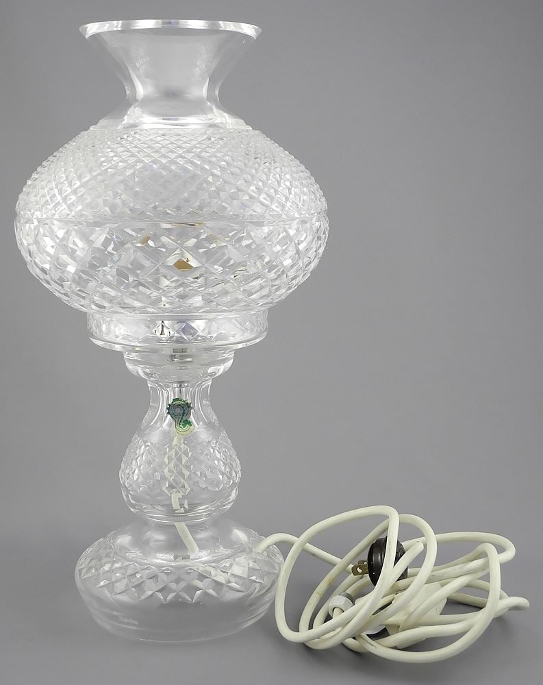 Waterford Crystal Inishmore Hurricane Lantern, 14".: Waterford Crystal Inishmore Hurricane Lantern, 14".