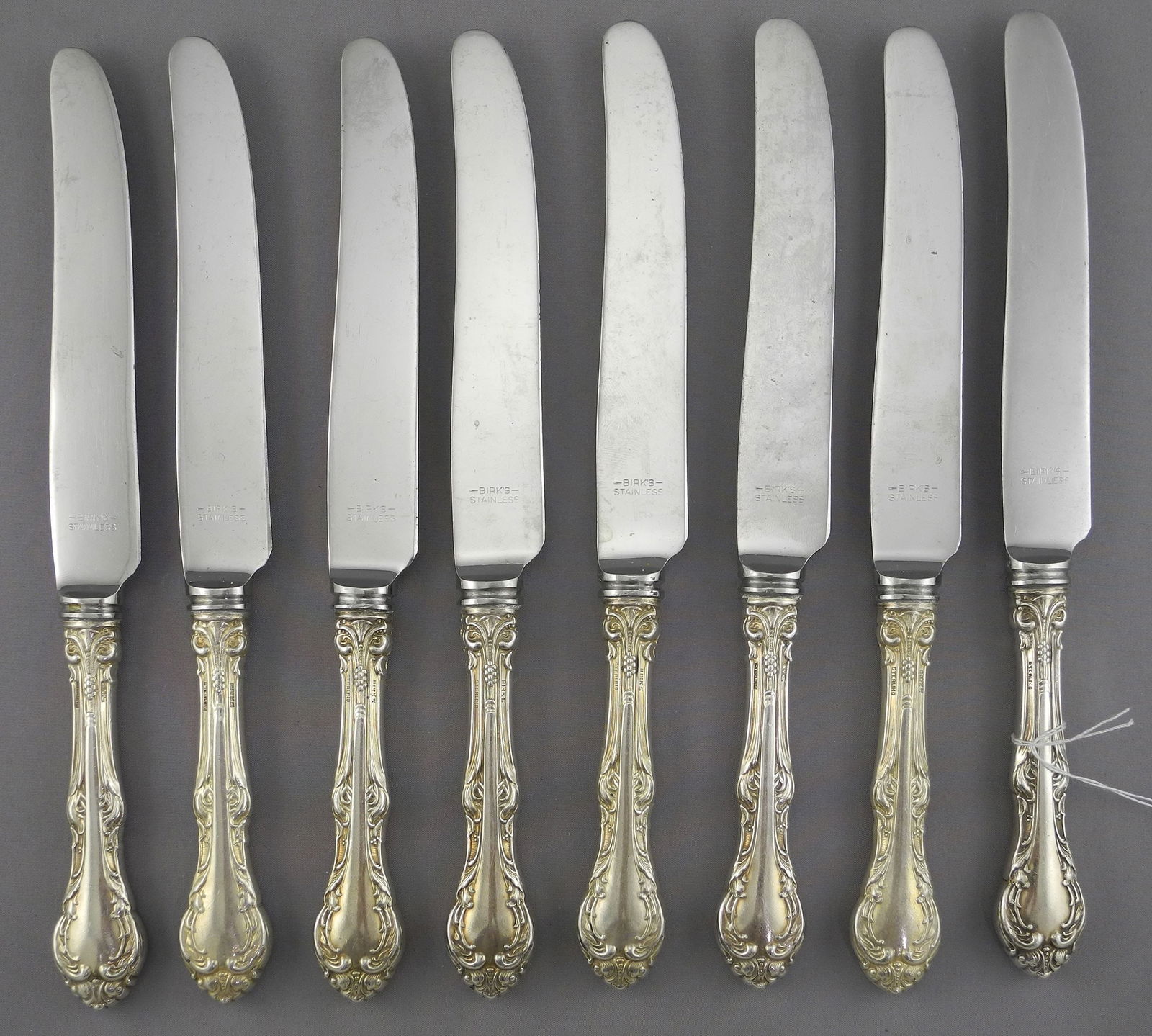 Birks Sterling Silver Knives & Spreaders, Various Patterns, 6 7/8 - 8 5/8". (1 of 4)