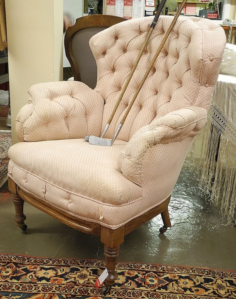 Victorian Wire Back Arm Chair. (1 of 1)