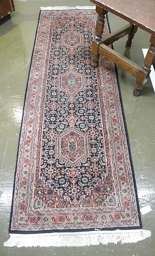 Hand Knotted Persian Runner Approximately 2'8" x 8'6". (1 of 2)
