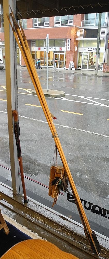 Collection of Yanomami Bow/Arrows/ Arrowheads, 6' 6" L, Acquired Cejal Village 1992. (1 of 12)
