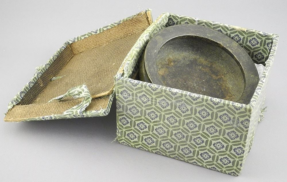 Chinese Bronze Censer with Xuande Mark, 1 7/8" x 5 1/4" Diameter, 934g (1 of 10)