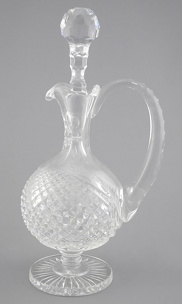 Waterford Crystal "Master Cutter" Pattern Claret Jug, 12 1/4"h.: Waterford Crystal "Master Cutter" Pattern Claret Jug, 12 1/4"h.