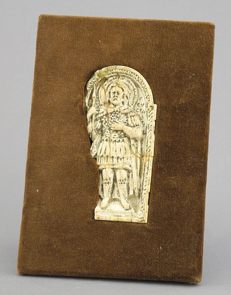 Medieval-Style Fragmentary Carving, 3 1/8"h, NO EXPORT. (1 of 7)