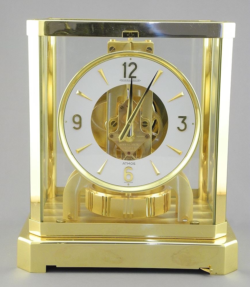 Jaeger Le Coultre Atmos Clock Serial #456898, 9 1/8 x 8 1/4 x 6 1/2". (1 of 6)