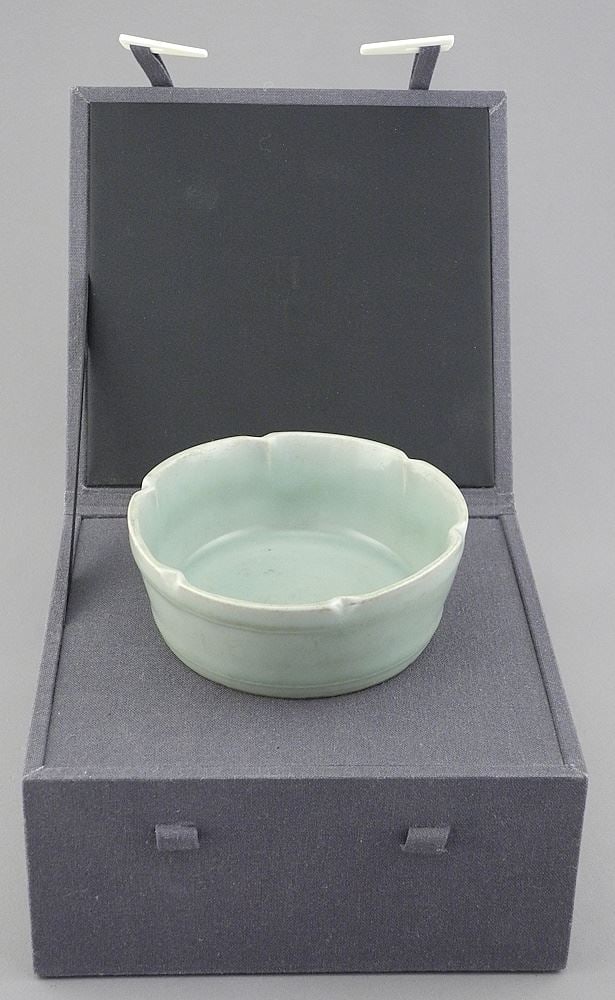 Longquan Celadon Bowl (1 5/8 x 4 3/8 " Diameter) with Box. (1 of 7)
