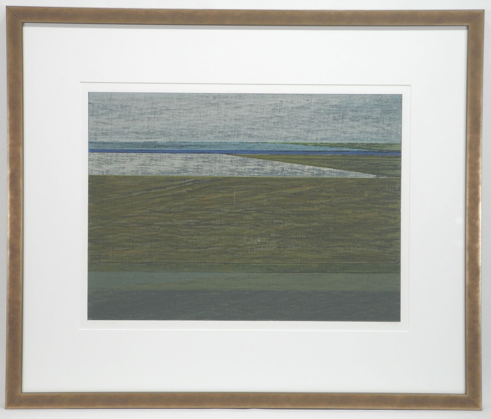 Serigraph signed Gordon Smith, 17 1/4" x 23", "Tidal Place" A/P.: Serigraph signed Gordon Smith, 17 1/4" x 23", "Tidal Place" A/P.