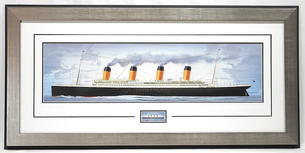 Colour Print: Canada Post R.M.S. Titanic, 15 x 35 1/2". (1 of 2)