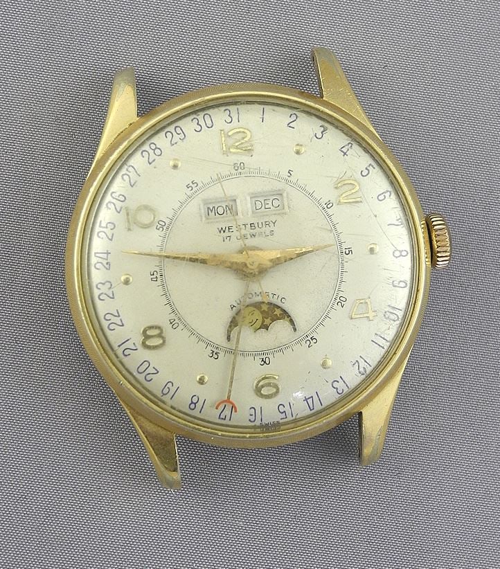 Vintage Westbury Automatic Moon Phase Timepiece. (1 of 2)