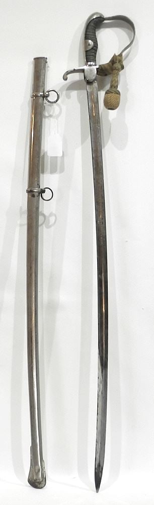 Dress Sword with Shagreen Grip, C. 1870, 38 1/8". (1 of 2)