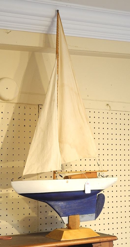 Model Sailboat (35") on Stand. (1 of 1)
