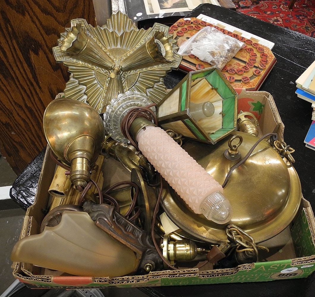 Collection of Vintage Ceiling Fixtures. (1 of 1)