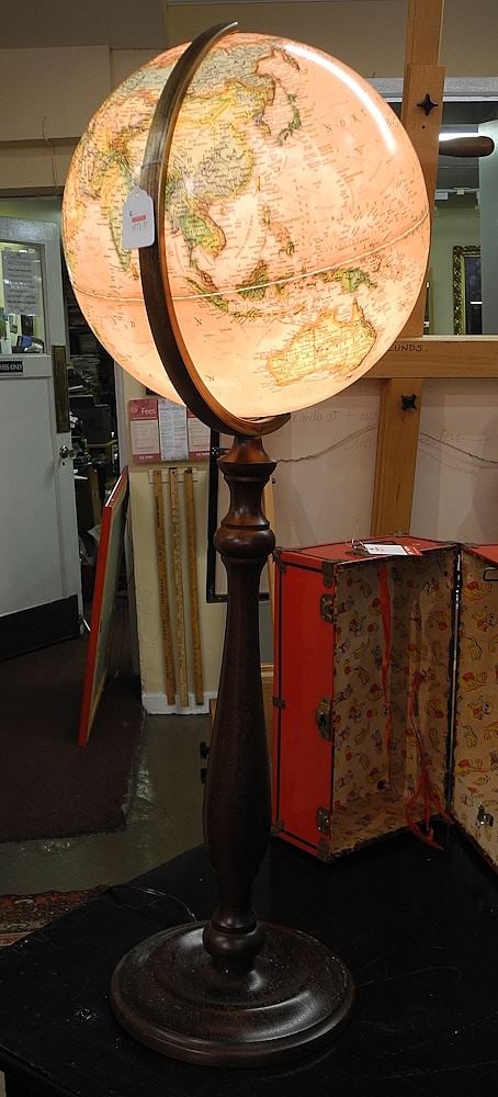 National Geographic 12" Diameter Terrestrial Globe on Stand, 36 1/2"h (1 of 1)