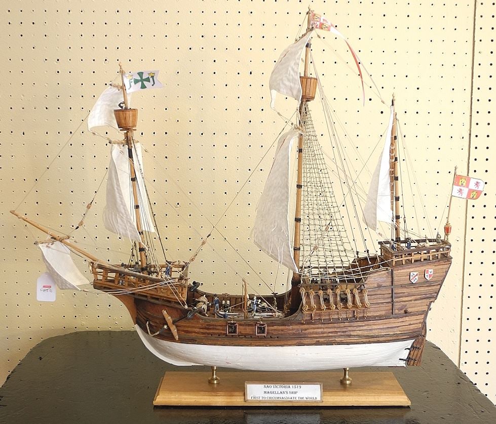 Ships Model: "NAO Victoria 1519", 29"L.: Ships Model: "NAO Victoria 1519", 29"L.