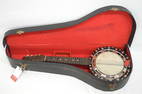 Small Eight String Banjo (21 1/2") with Hard Case.