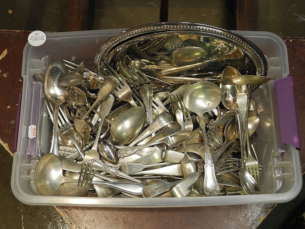 Collection of Silver Plated Cutlery Wares.: Collection of Silver Plated Cutlery Wares.