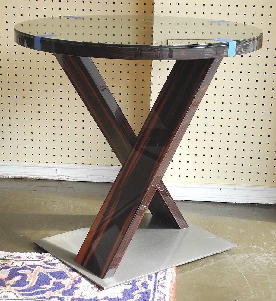 Pair of Armani/Casa Boccherini Rosewood Bedside Tables. (1 of 5)