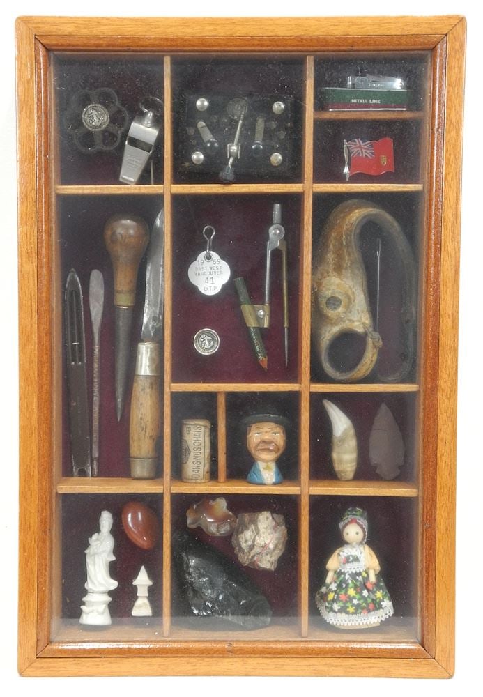 Nautical Theme Shadow by Capt. Jack Weinberg C.1960, 18 x 12 x 2 1/2". (1 of 1)