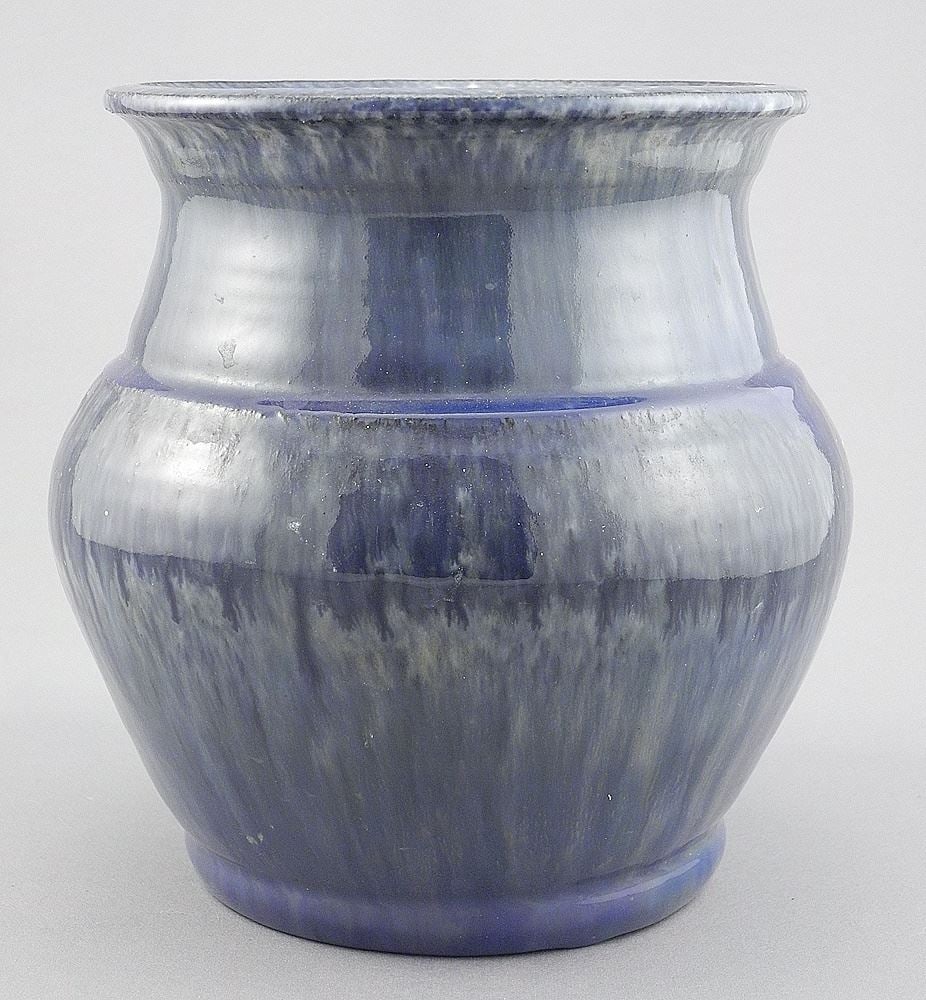 Earthenware Vase by Axel Ebring, marked Vernon BC, 6 7/8"h.: Earthenware Vase by Axel Ebring, marked Vernon BC, 6 7/8"h.