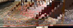 Tabriz Carpet Approximately 6'4" x 10'2".